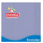 Салфетки столовые Eventa трехслойные фиолетовые 33х33 см 20 шт (34504500_4823071602449)