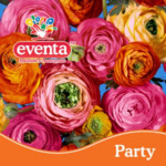 Салфетки столовые Eventa трехслойные Пионовый ковер 33х33 см 20 шт (34506800_4823071602463)