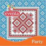 Салфетки столовые Eventa трехслойные Украинская коллекция 33х33 см 20 шт (4823071622782)