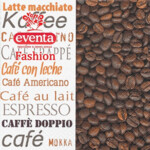 Салфетки столовые Eventa Fashion трехслойные Гастрономия Кофейные зерна 33х33 см 20 шт (34198000_4037698999992)