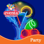 Салфетки столовые Eventa трехслойные Неоновый коктейль 33х33 см 20 шт (34506900_4823071602463)