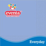 Салфетки столовые Eventa трехслойные голубые 33х33 см 20 шт (34503900_4823071602449)