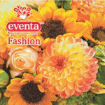 Салфетки столовые Eventa Fashion трехслойные Солнечные цветы 33х33 см 20 шт (34275400_4037698999992)