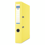 Регистратор Donau, А4, 50 мм, рычаж. мех, двухсторонний, желтый (3955001PL-11)