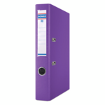 Регистратор Donau, А4, 50 мм, рычаж. мех, двухсторонний, фиолетовый (3955001PL-23)