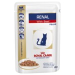 Лечебный влажный корм для кошек Royal Canin Renal With Beef Feline 0,085 кг