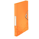 Папка-бокс на резинке Leitz WOW, A4 PP на 250 листов, оранжевый металлик (4629-00-44)