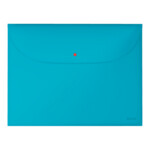 Папка-конверт Leitz Cosy А4 РР на 2 отделения на кнопке, синяя, уп/3шт (4709-00-61)
