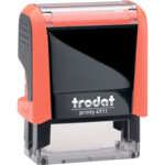Оснаска для штампа Trodat Neon 4911 оранжевая 38х14 мм