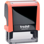 Оснаска для штампа Trodat Neon 4912 оранжевая 47х18 мм