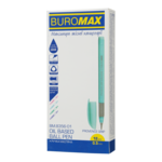 Ручка масляная Buromax ProvenceGrip, синяя (с рез. грипом) (BM.8356-01)