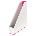 Лоток вертикальный Leitz WOW Duo Colour розовый металлик (5362-10-23)