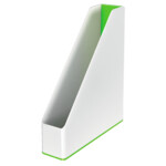 Лоток вертикальный Leitz WOW Duo Colour зеленый металлик (5362-10-54)