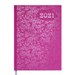 Щоденник датований 2021 Buromax Vintage А5 336 с. Рожевий (BM.2174-10)