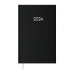 Щоденник датований 2024 Buromax MONOCHROME А6 чорний 336 с (BM.2564-01)