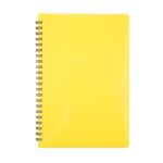 Зошит для записів Buromax Gloss А5 80 арк. у клітинку з пластиковою обкладинкою Жовтий (BM.24552151-08)