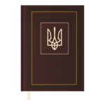 Ежедневник датированный 2024 Buromax NATION А5 коричневый 336 с (BM.2199-25)