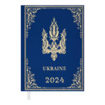 Ежедневник датированный 2022 Buromax UKRAINE А5 голубой 336 с (BM.2128-14)