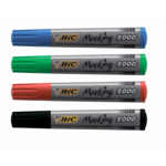 Набір перманентних маркерів BiC на спиртовій основі 1,7 мм 4 кольори (bc8209112)