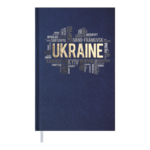 Ежедневник недатированный Buromax UKRAINE А6 синий 288 с (BM.2624-02)