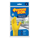Перчатки ФРЕКЕН БОК резиновые для мытья посуды L (fb.80260)
