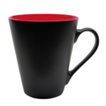 Чашка Iris керамическая 0,33л (026204 red/black)