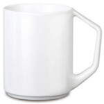 Чашка VERTIC керамическая белая 250мл (0936)