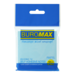 Блок бумаги для записей с клейким слоем Buromax Pastel 75х75 мм 100 листов голубой (BM.2384-14)