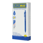 Ручка масляная Buromax Rubber Touch автомат 0,5мм (BM.8363-01)
