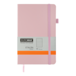 Книга записная ETALON 125*195 96л в линию искусственная кожа розовый (BM.291260-10)