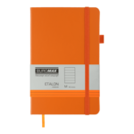 Книга записная ETALON 125*195 96л в линию искусственная кожа оранжевый (BM.291260-11)