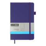 Книга записная ETALON 125*195 96л в точку искусственная кожа фиолетовый (BM.291360-07)