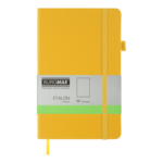 Книга записная ETALON 125*195 96л чистый блок искусственная кожа желтый (BM.291060-08)