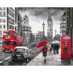 Картина по номерам ZiBi Дождливый Лондон 40х50 (ZB.64013)