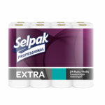 Туалетная бумага Selpak Pro Extra 24 рулона 2 слоя белая (sp.83621)