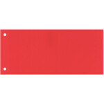 Разделители страниц-закладки картонные Esselte красные, 100 шт/уп (624446)