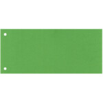 Разделители страниц-закладки картонные Esselte зеленые, 100 шт/уп (624447)