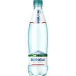 Вода минеральная Боржоми сильногазированная пластиковая бутылка 0,5л (4860019001353)
