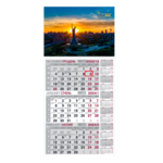 Календар настінний Buromax квартальний 2024 на 1 пружину Ukraine (BM.2106.1UKR)