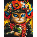 Картина по номерам ZiBi Кошка Защитница - Марианна Пащук 40х50 см (ZB.64047)