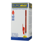 Ручка масляная Buromax Linea 0.5 мм красная (BM.8362-03)