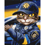 Картина за номерами Котик поліцейський Маріанна Пащук (BS53237)