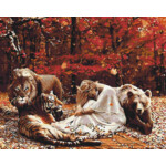 Картина по номерам Осенние защитники (BS52246)