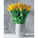 Картина по номерам Букет из желтых тюльпанов (BS52639)