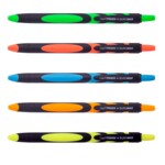 Набор из 6 автоматических маслянных ручек Buromax Live Touch 0.7 мм, синий (BM.8270)