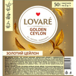 Чай черный LOVARE Golden Ceylon 50 пакетиков (lv.75435)
