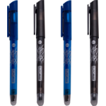 Набор из 4-х гелевых ручек Erase Slim Пиши-стирай 0.5 мм (2 черных и 2 синих) (BM.8300.Z1)