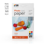 Фотобумага матовая ColorWay 190г/м² 10х15 50 листов (PM1900504R)