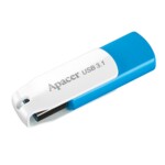 Флеш-накопитель USB 3.1 16GB Apacer AH357 Blue/White (AP16GAH357U-1)