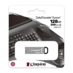 Флеш-накопитель USB 3.2 128GB Kingston DataTraveler Kyson Silver/Black (DTKN/128GB)